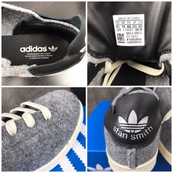 NWT Adidas Stan Smith PC Wolf Grey M - Picture 8 of 8